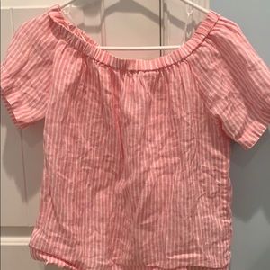 J-Crew off the shoulder blouse!